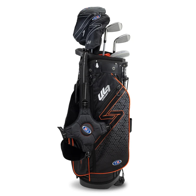 U.S. Kids Golf Pack 5 clubs UL7-51 (130-137 cm) Noir / Orange
