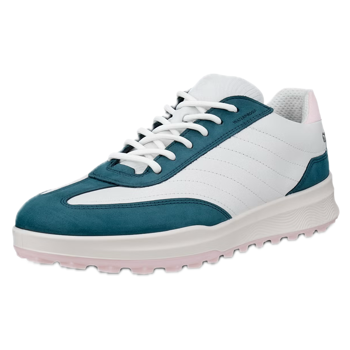 ECCO Chaussures de Golf Femme Street Vibe Blanc / Bleu foncée / Lila pâle - GolfCenter.fr