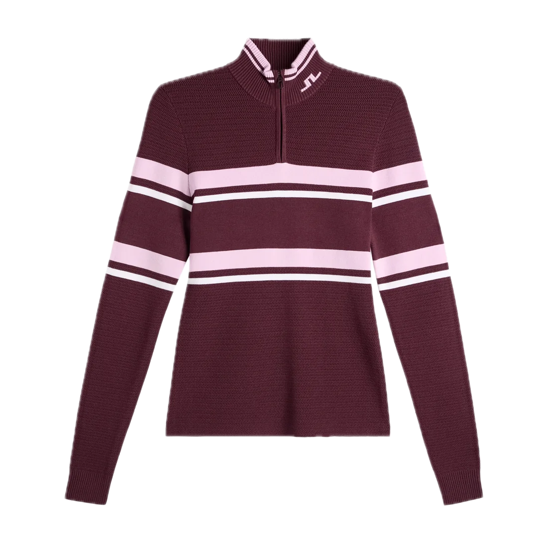 J.Lindeberg Pull Ariadne Knit Quarter Zip Winetasting - GolfCenter.fr
