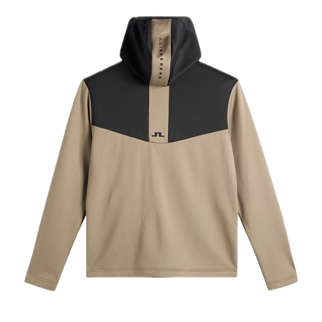 J.Lindeberg Sweat Maclean Zip Hood Brindle - GolfCenter.fr