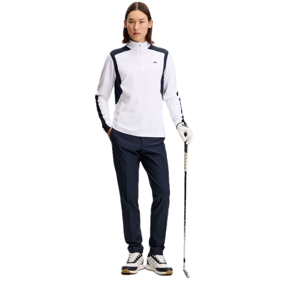 J.Lindeberg Pantalon Ellott Bonded Fleece Bleu Marine - GolfCenter.fr