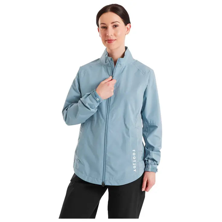 FootJoy Veste de pluie HydroLite X Femme Bleu Windward à Pois Blancs - GolfCenter.fr