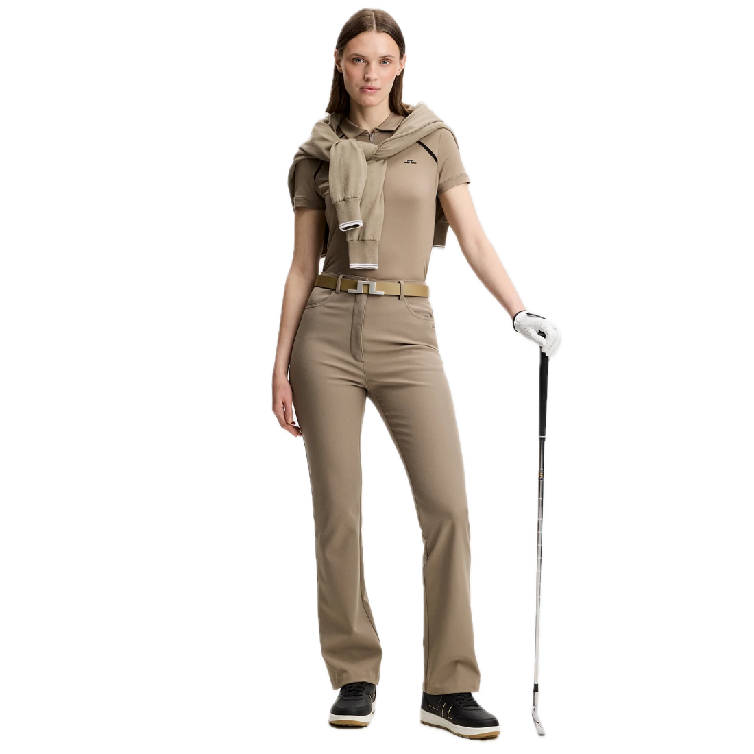 J.Lindeberg Pantalon Femme Chaud Mia Bonded Brindle - GolfCenter.fr