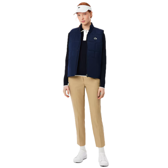 Lacoste Pull Golf col polo stretch Bleu Marine