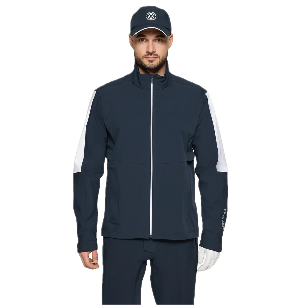 Galvin Green Veste de Pluie Arlo Marine / Blanc - GolfCenter.fr