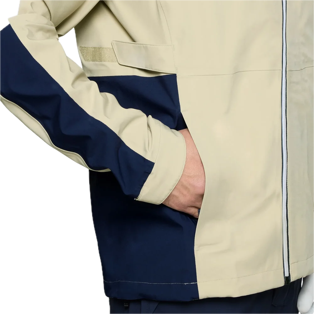 Galvin Green Veste de Pluie Arlo Sable / Marine / Blanc - GolfCenter.fr