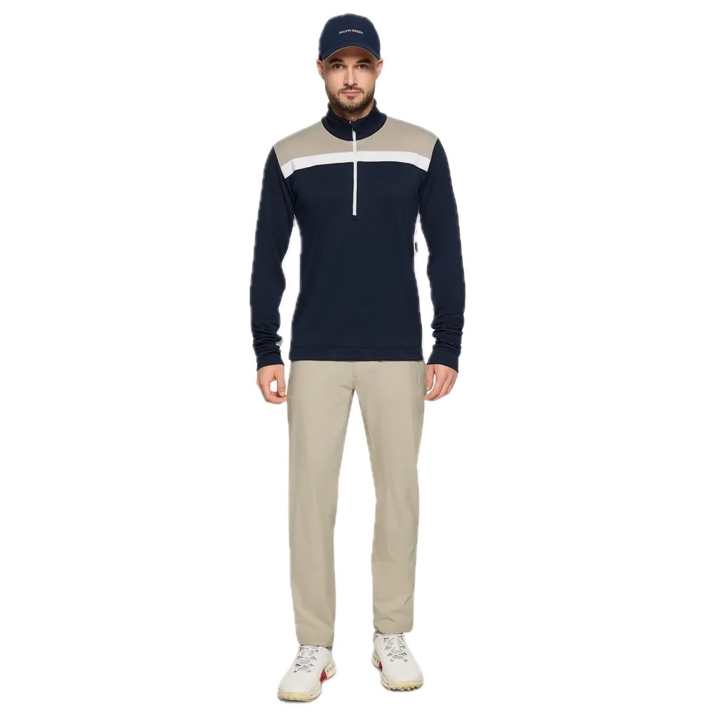 Galvin Green Pull Dean Sable / Marine / Blanc - GolfCenter.fr