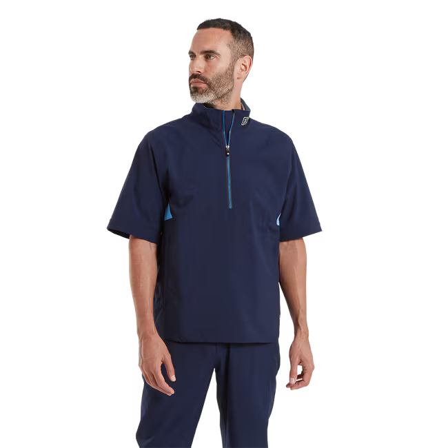 FootJoy Veste déperlante HydroLite X Bleu Marine / Bleu