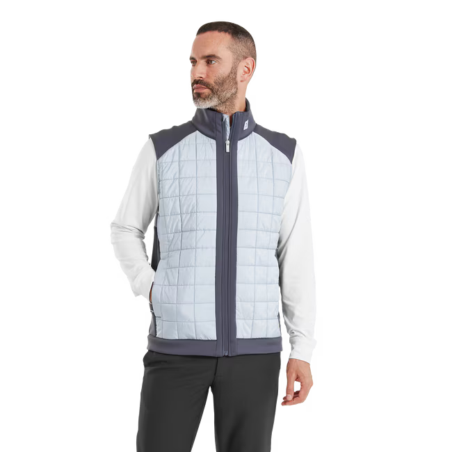 FootJoy Veste sans manche légère isolante ThermoSeries Gris Anthracite / Gris - GolfCenter.fr