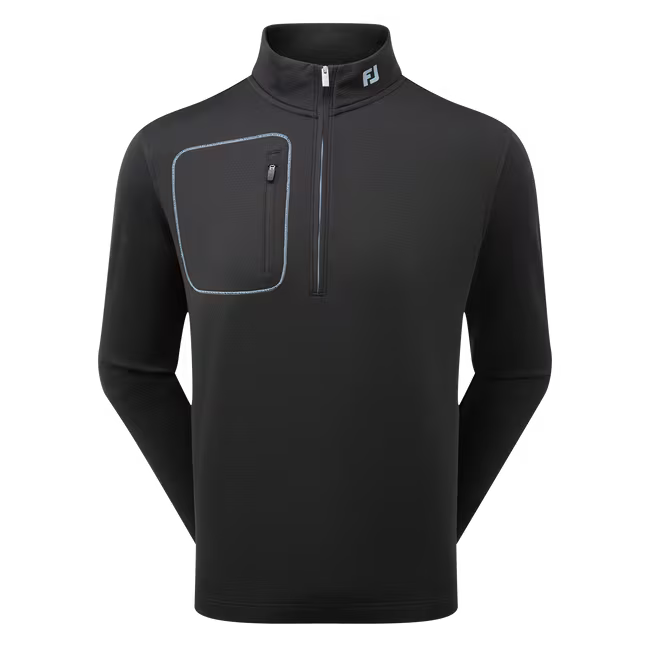 FootJoy Pullover Texturé ThermoSeries Noir - GolfCenter.fr