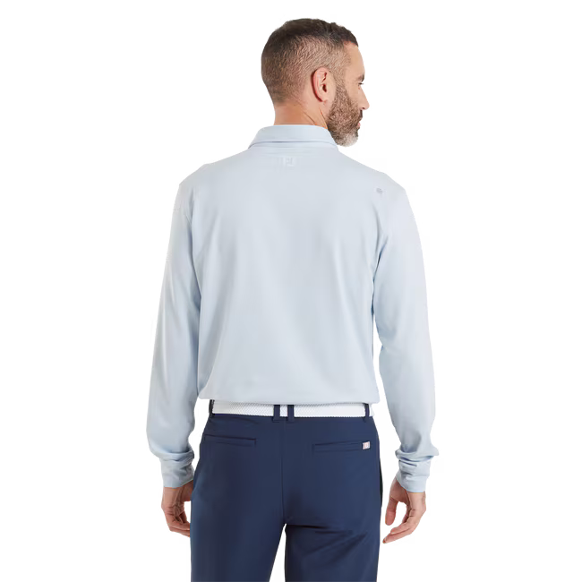 FootJoy Polo manches longues ThermoSeries Gris Brume - GolfCenter.fr