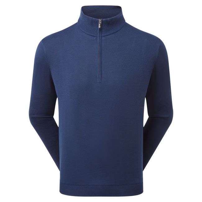 FootJoy Pullover drirelease 1/4 Zip Marine - GolfCenter.fr