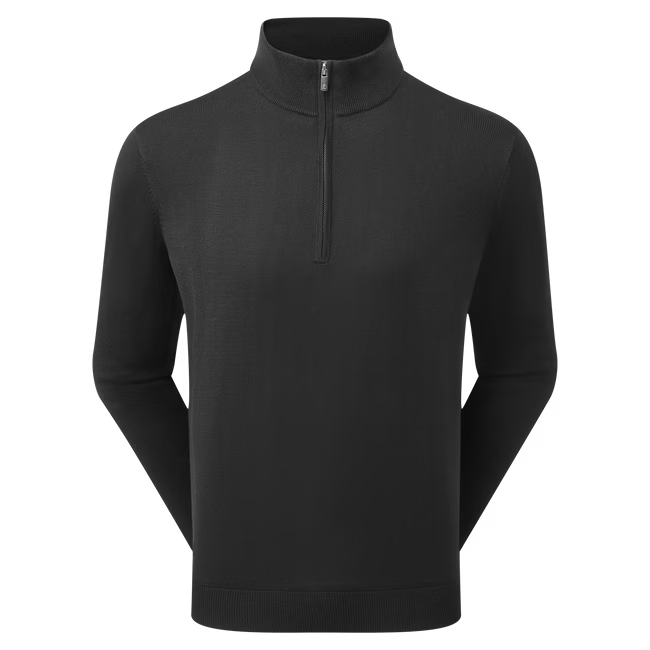 FootJoy Pullover drirelease 1/4 Zip Noir - GolfCenter.fr