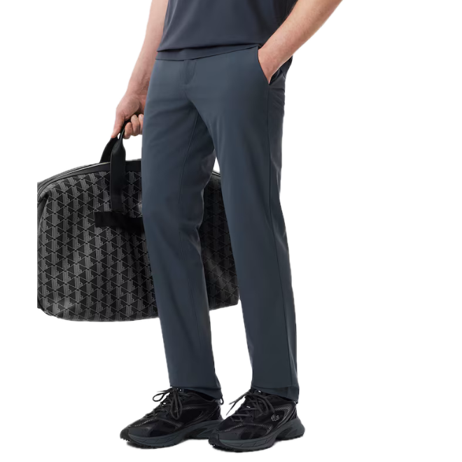 Lacoste Pantalon Commuter slim fit stretch Gris Foncé
