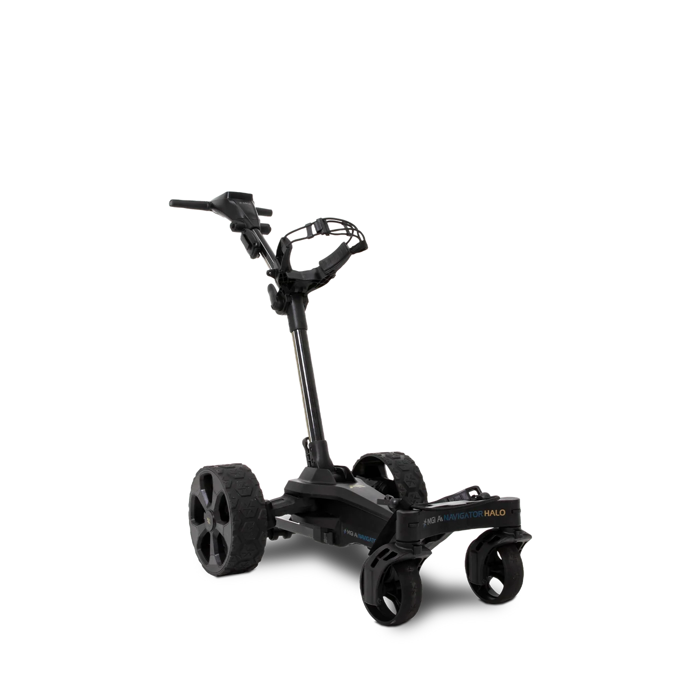 MGI Chariot Électrique Ai Navigator Halo (chariot suiveur et télécommandé) - GolfCenter.fr