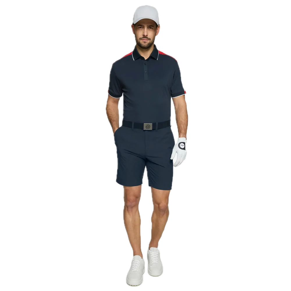Galvin Green Polo Mulligan Marine / Rouge / Blanc - GolfCenter.fr