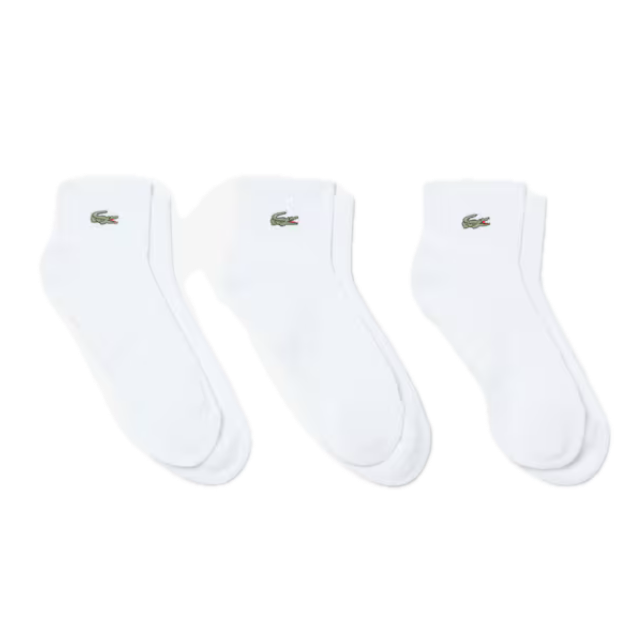 Lacoste Lot de 3 paires de chaussettes sport mi-hautes