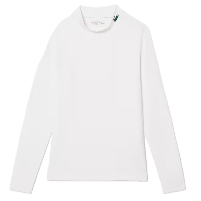 Lacoste Sous-couche Golf Ultra Dry stretch Femme Blanc