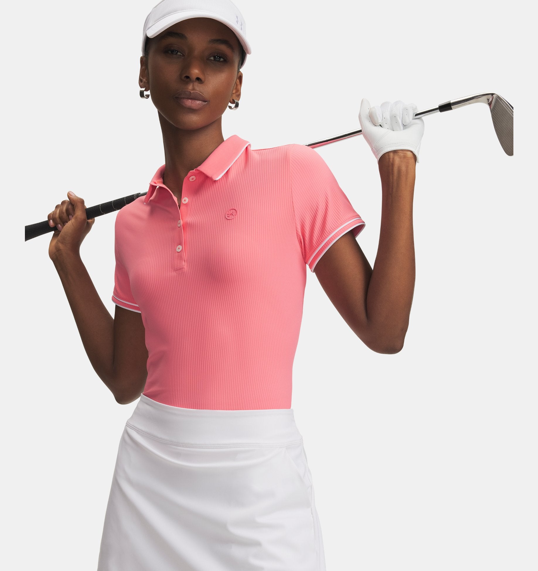 Under Armour Polo Femme Drive Chill Rose - GolfCenter.fr