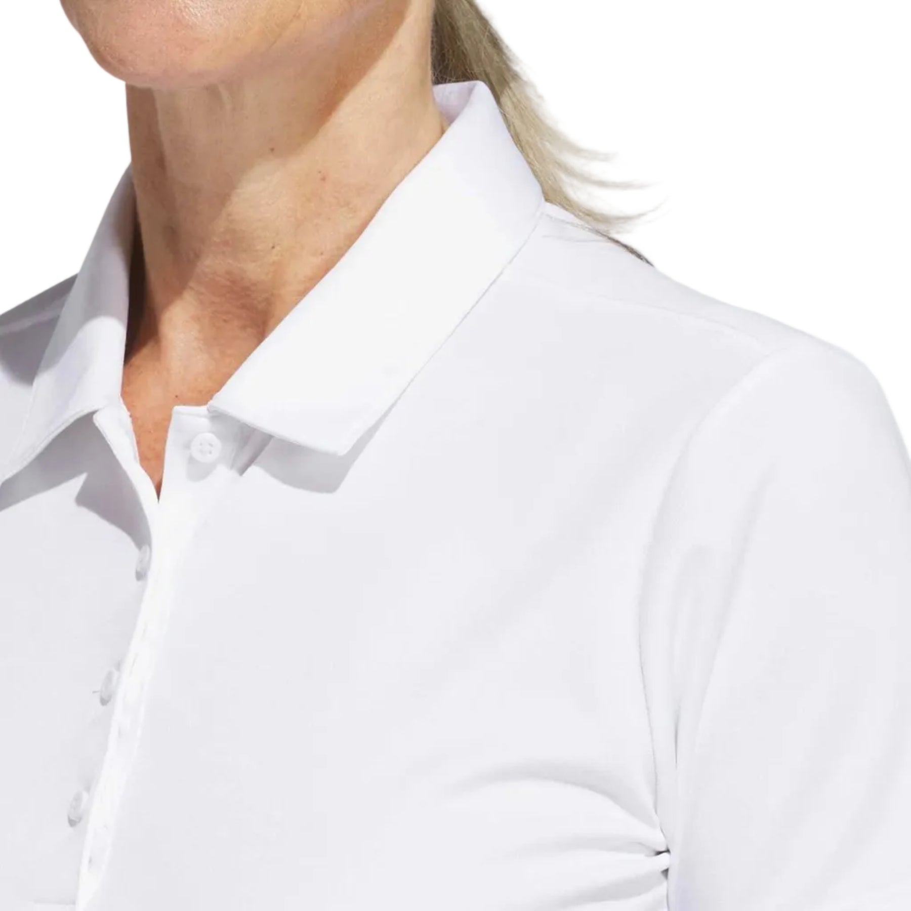 Adidas polo femme performance solid white
