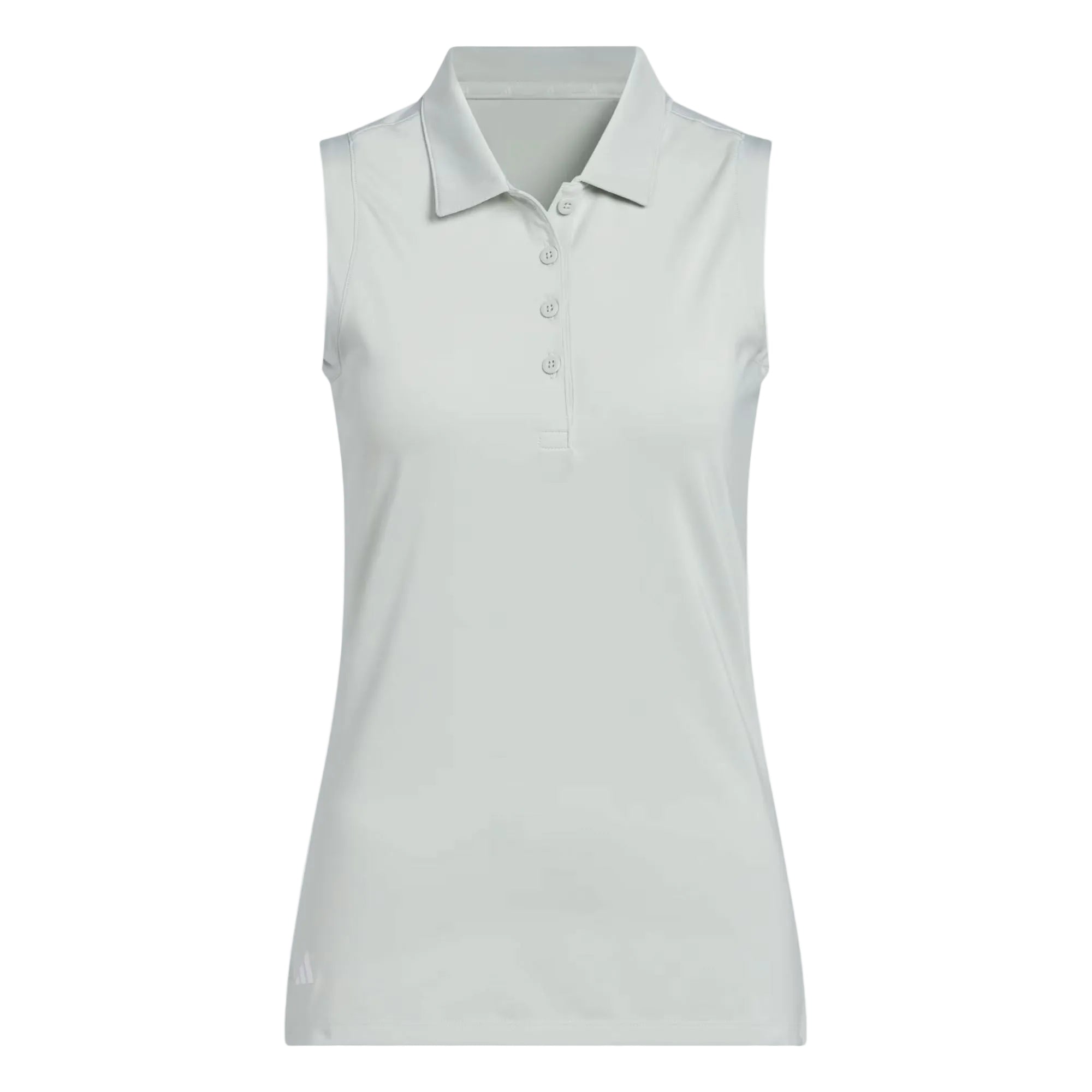 Adidas polo femme ultimate solid sans manche wonder silver