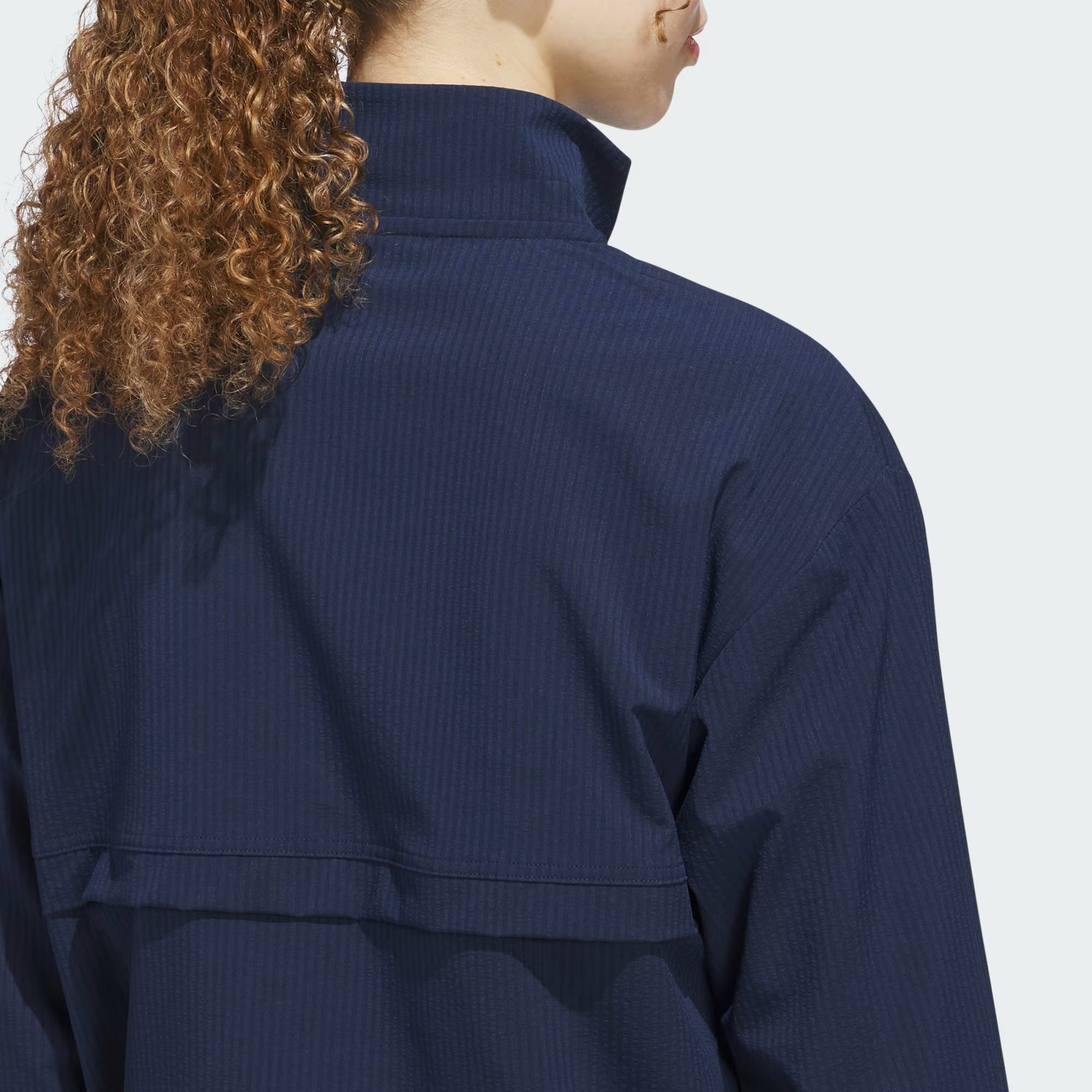 adidas Veste Golf Femme Demi-Zip Collegiate Bleu Marine