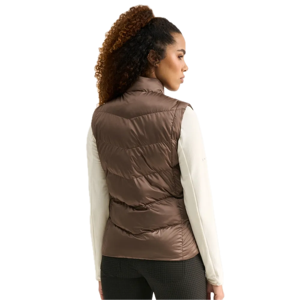 Ping Gilet sans manches matelassé Annalise Femme Café - GolfCenter.fr