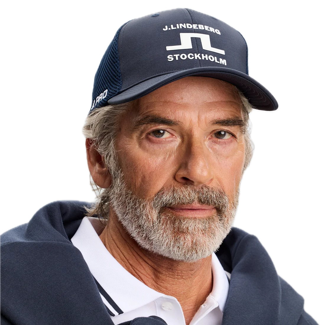 J.Lindeberg Casquette JL Pro Cap Bleu Marine - GolfCenter.fr