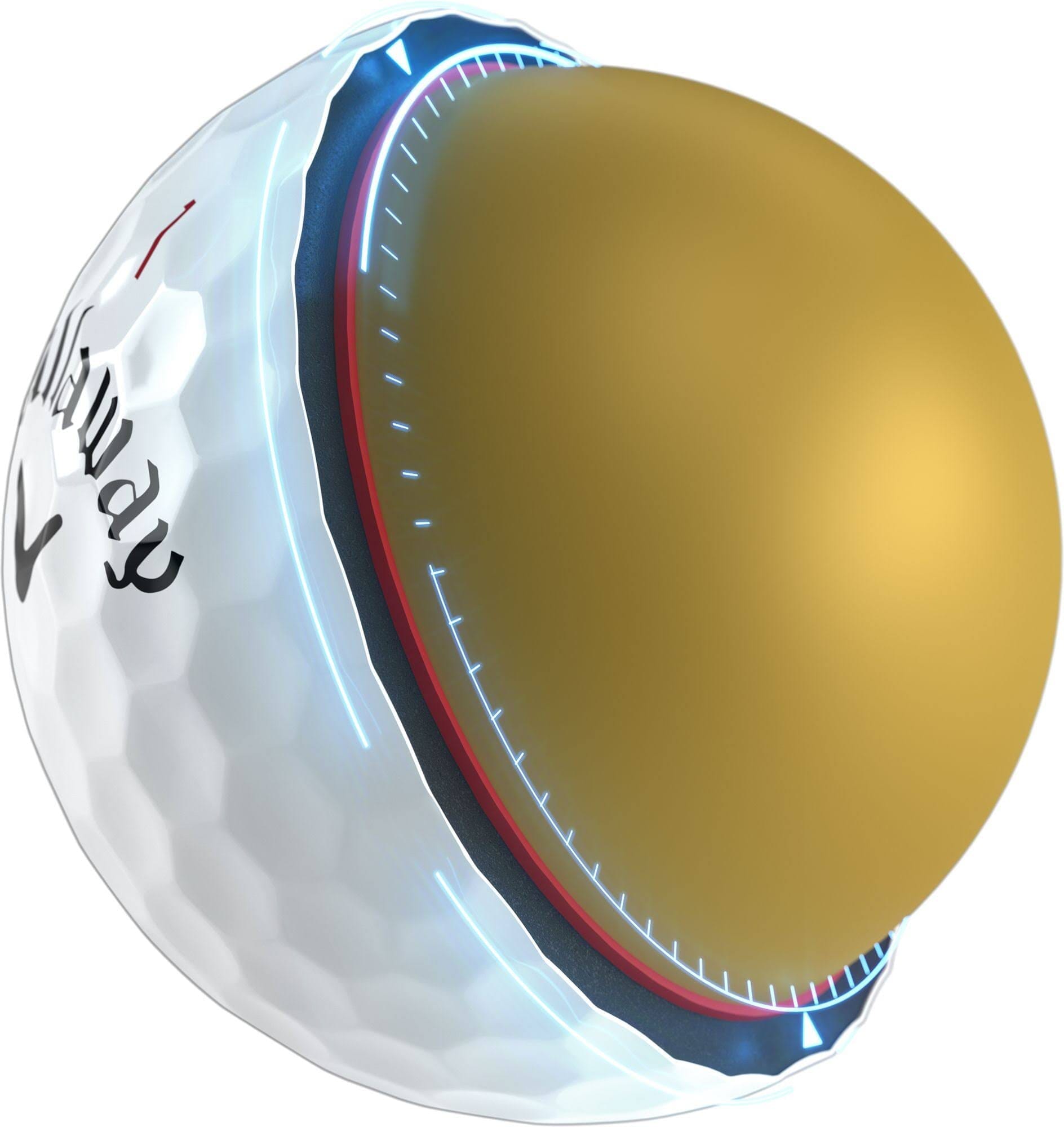 Callaway Balles Chrome Tour triple track 360 2024