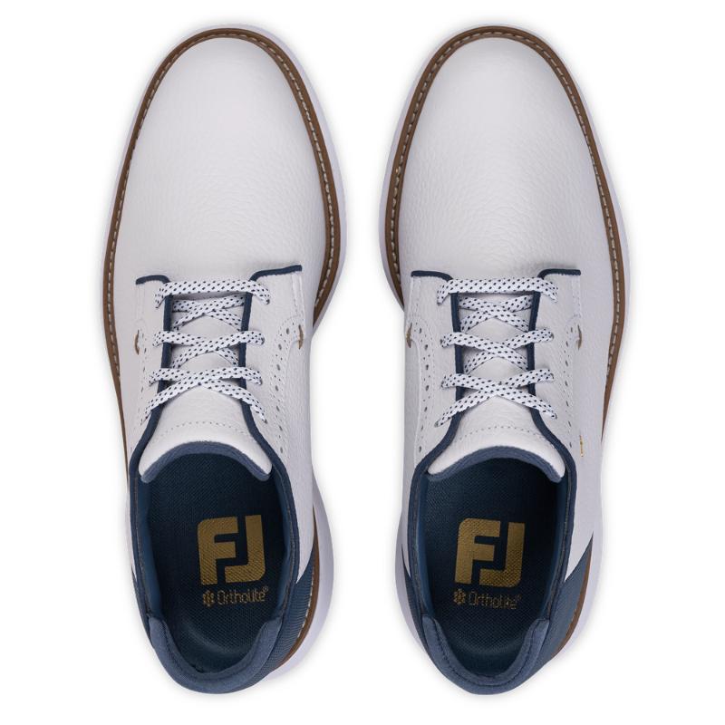 FootJoy Chaussures Traditions Blanc/Bleu