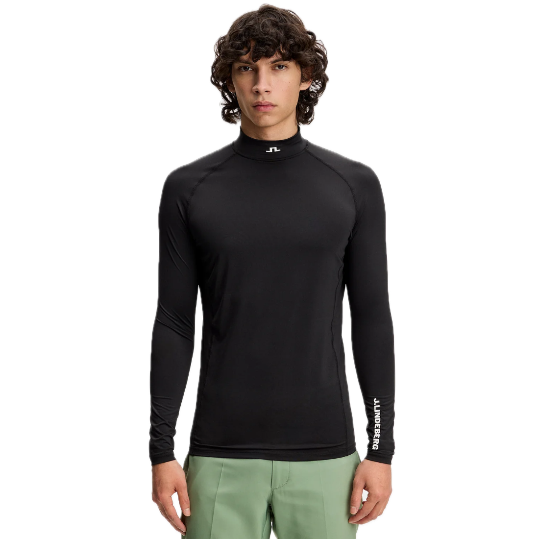 J.Lindeberg Top de Compression Ello Noir - GolfCenter.fr