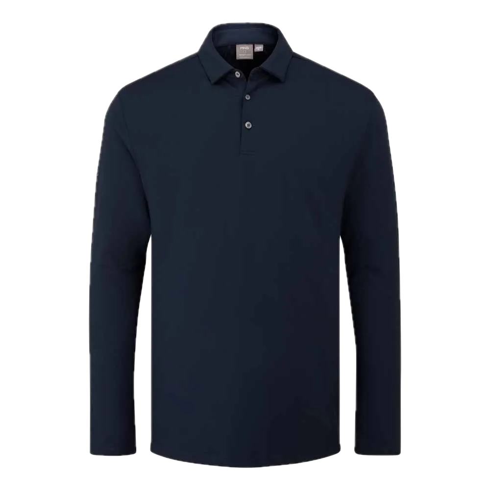 Ping Polo manches longues Demitri Bleu Marine - GolfCenter.fr