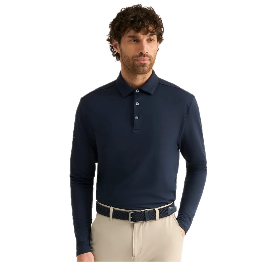Ping Polo manches longues Demitri Bleu Marine - GolfCenter.fr