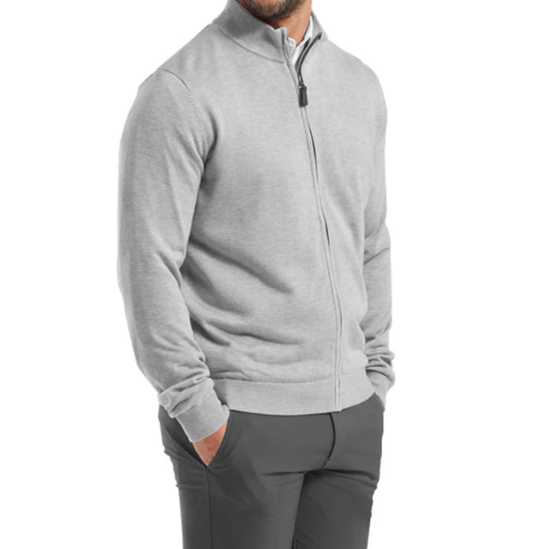FOOTJOY Full ZIP PULL EN LAINE doublé gris