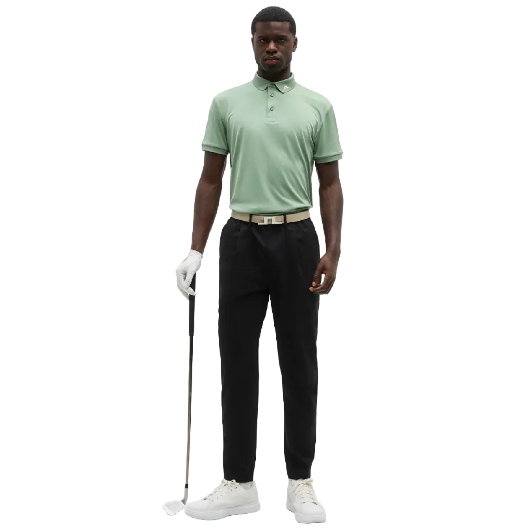 J.Lindeberg Polo KV Print Paradise Hedge Green