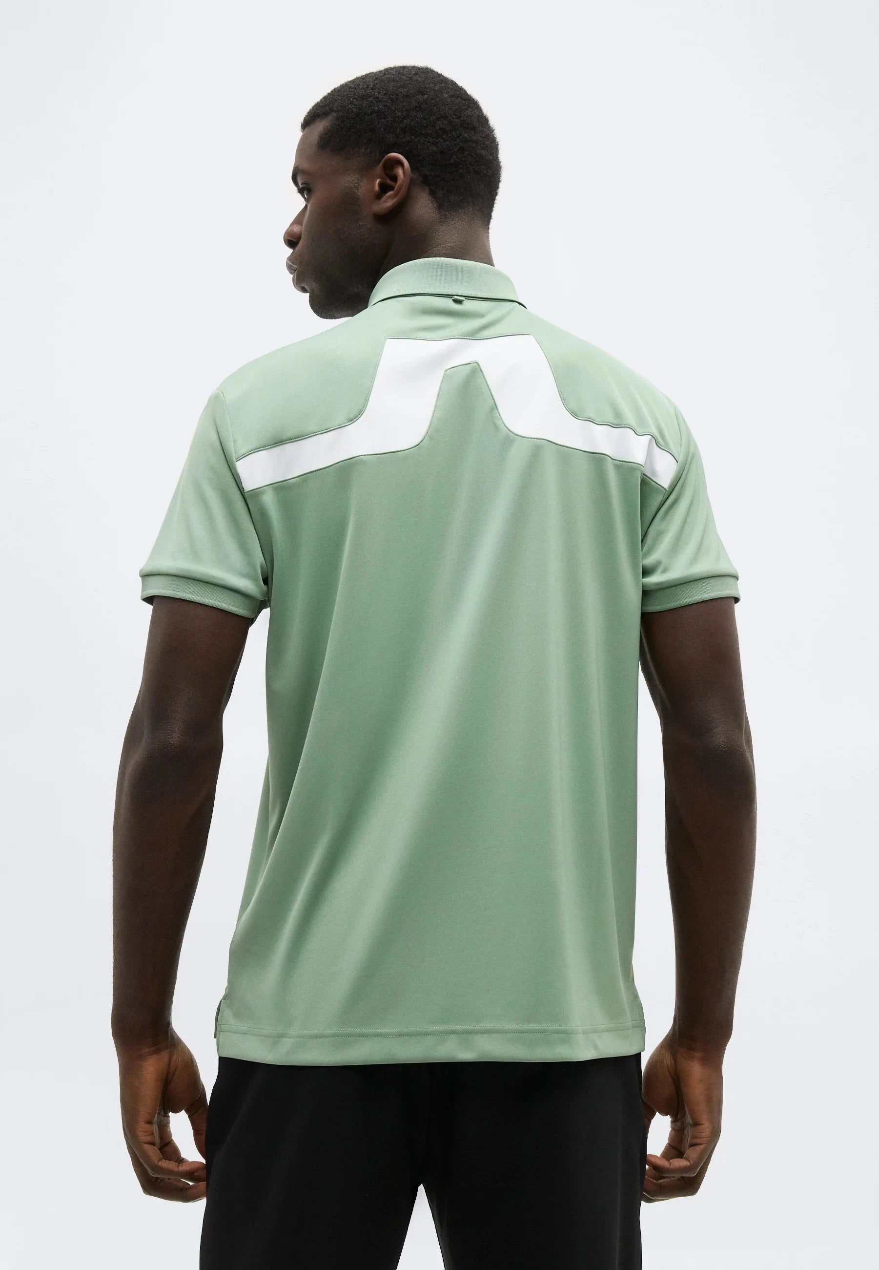 J.Lindeberg Polo KV Print Paradise Hedge Green
