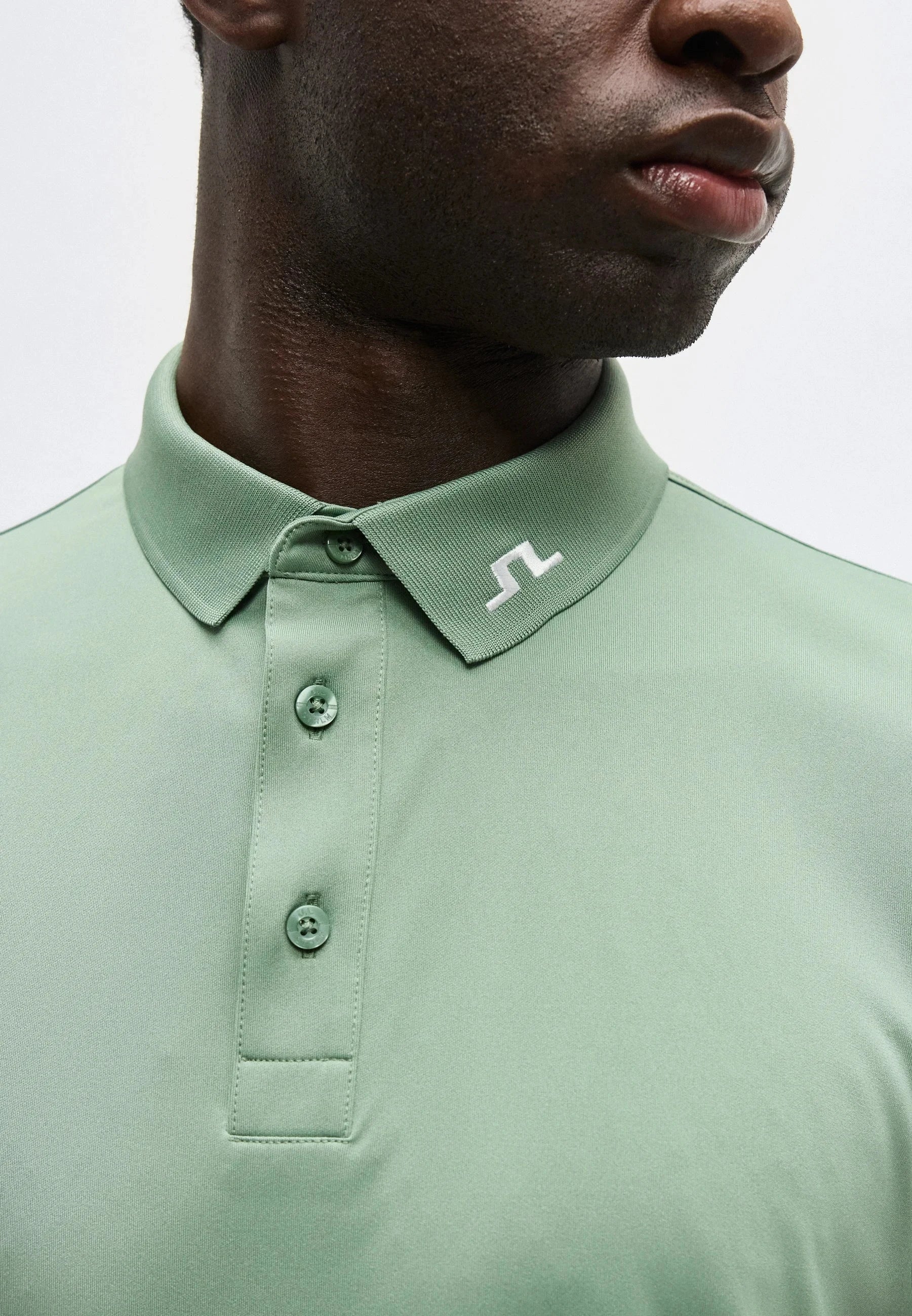J.Lindeberg Polo KV Print Paradise Hedge Green