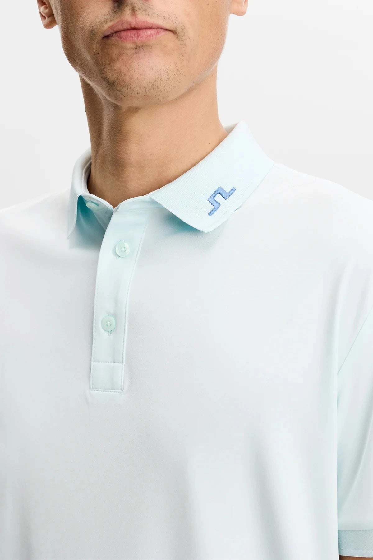 J.Lindeberg Polo KV Print Paradise Skylight M