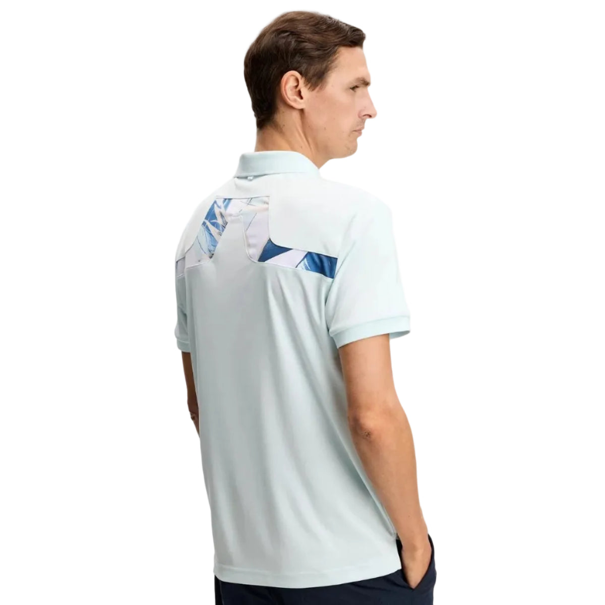J.Lindeberg Polo KV Print Paradise Skylight M
