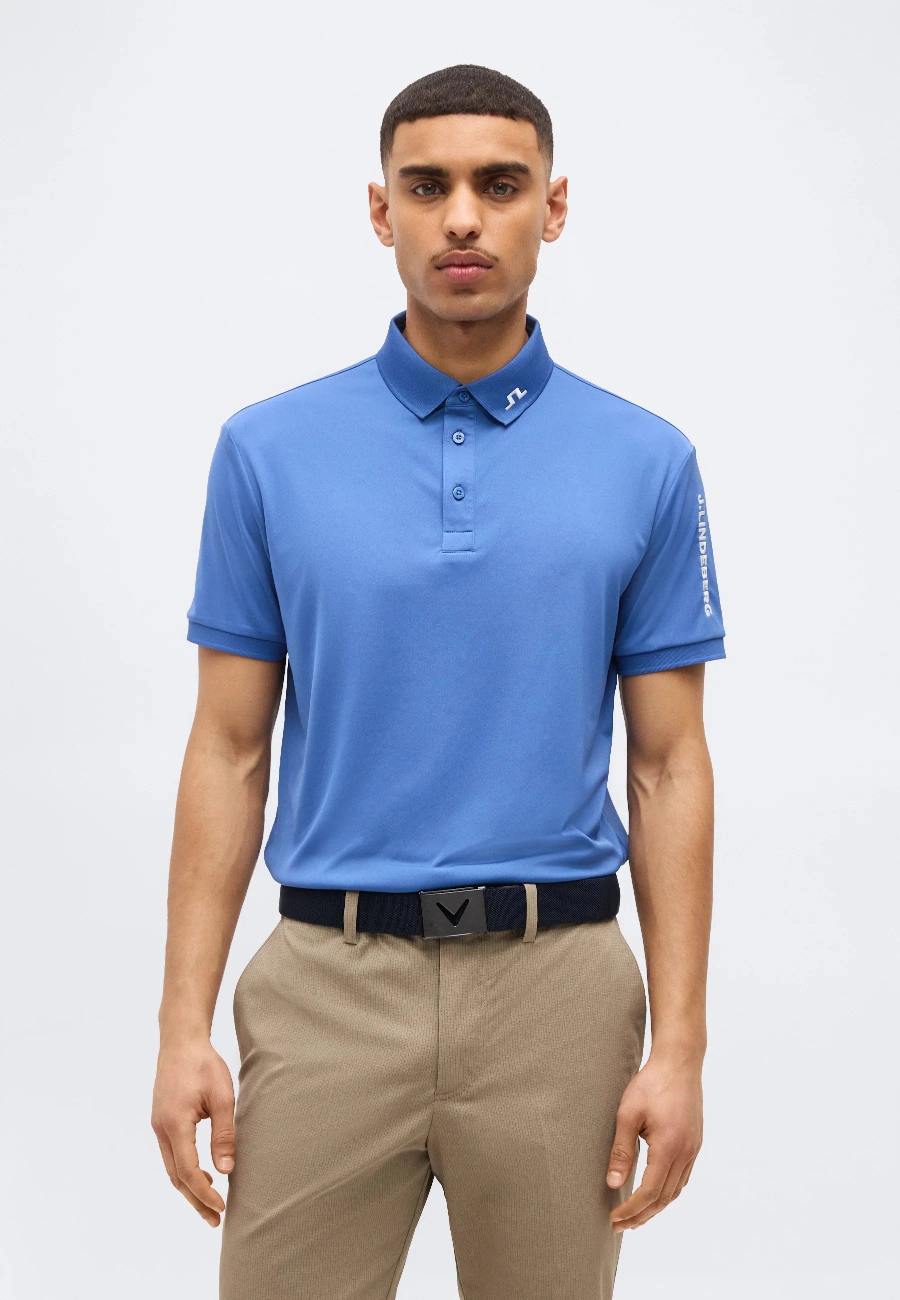 J.Lindeberg Polo Tour Tech Federal blue
