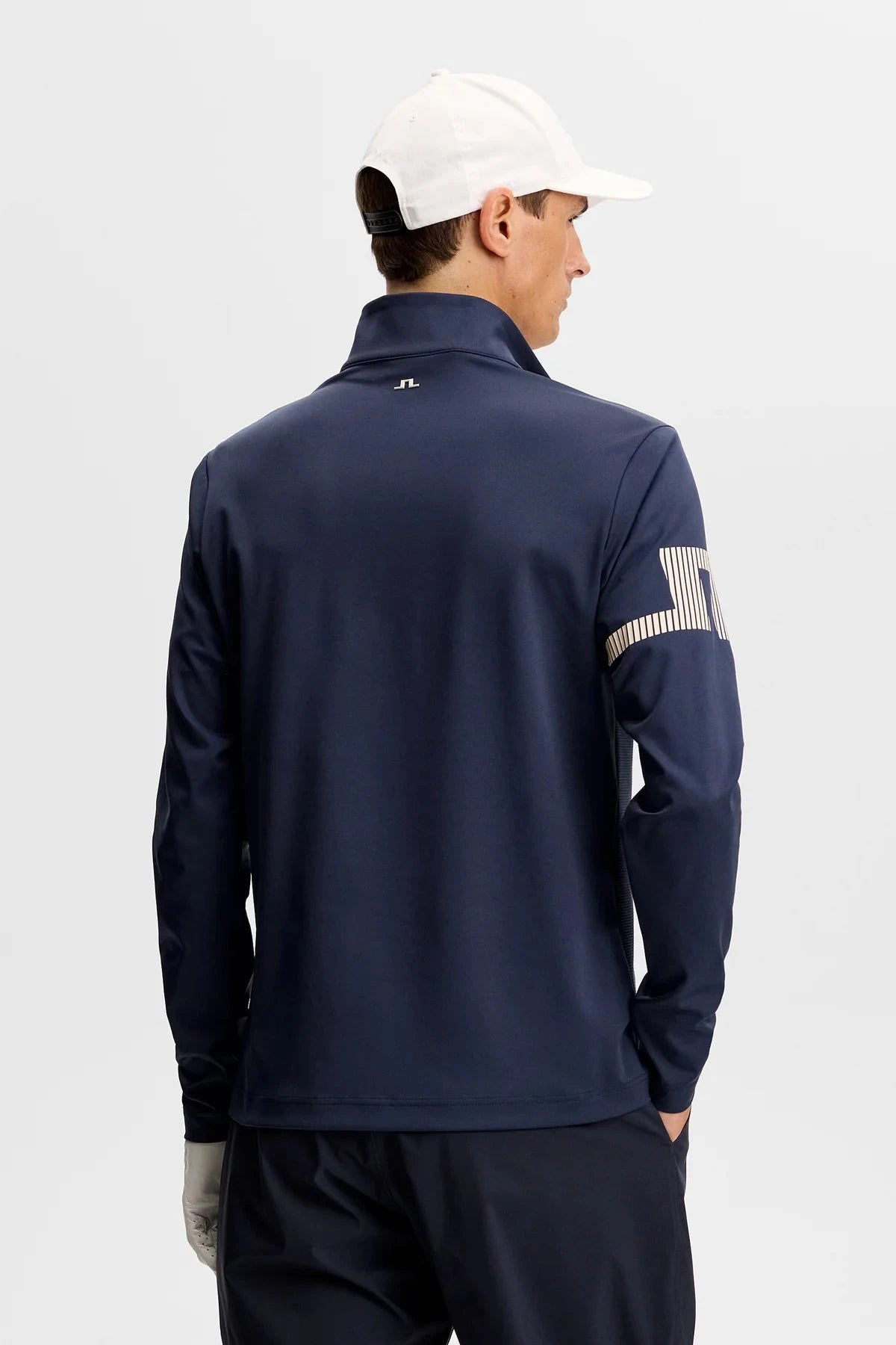J.Lindeberg Pull Heath Strike Zip Navy