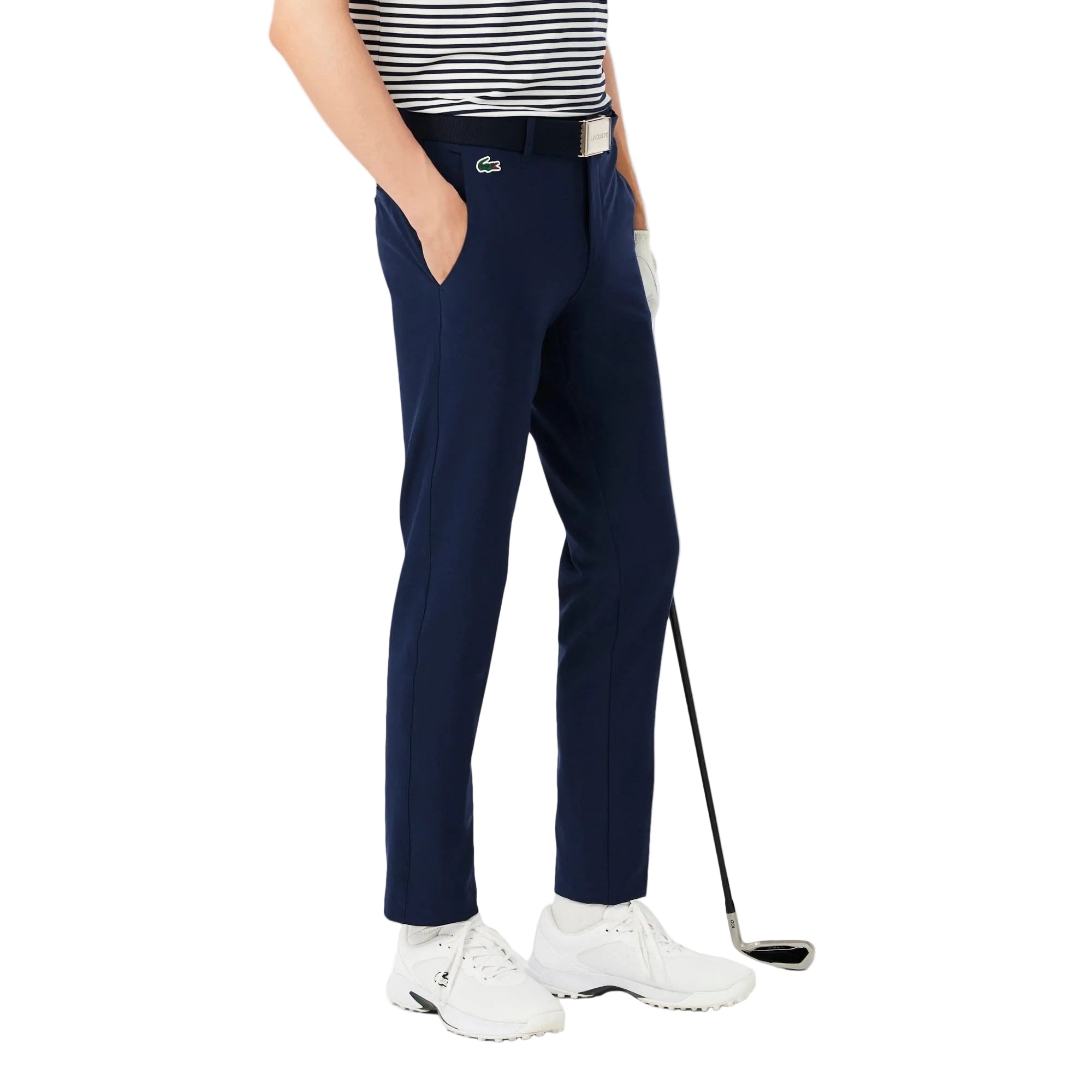Lacoste Pantalon de golf chino slim fit Bleu Nuit