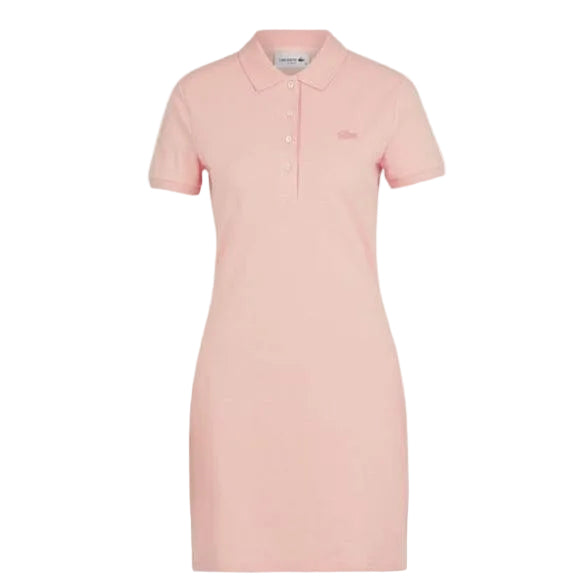 Lacoste robe piqué rose
