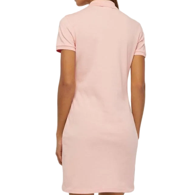 Lacoste robe piqué rose