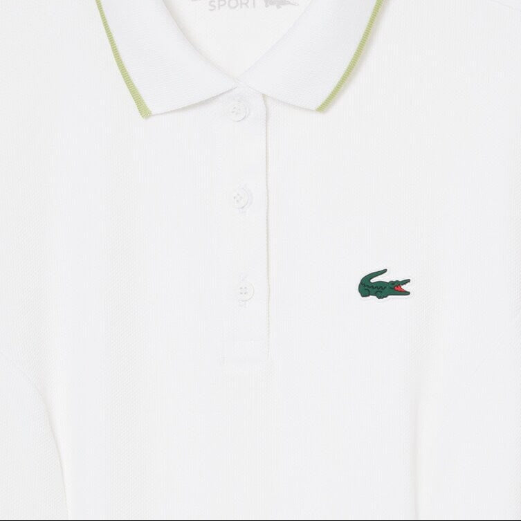 Lacoste Vestido polo Golf ultra dry Blanco