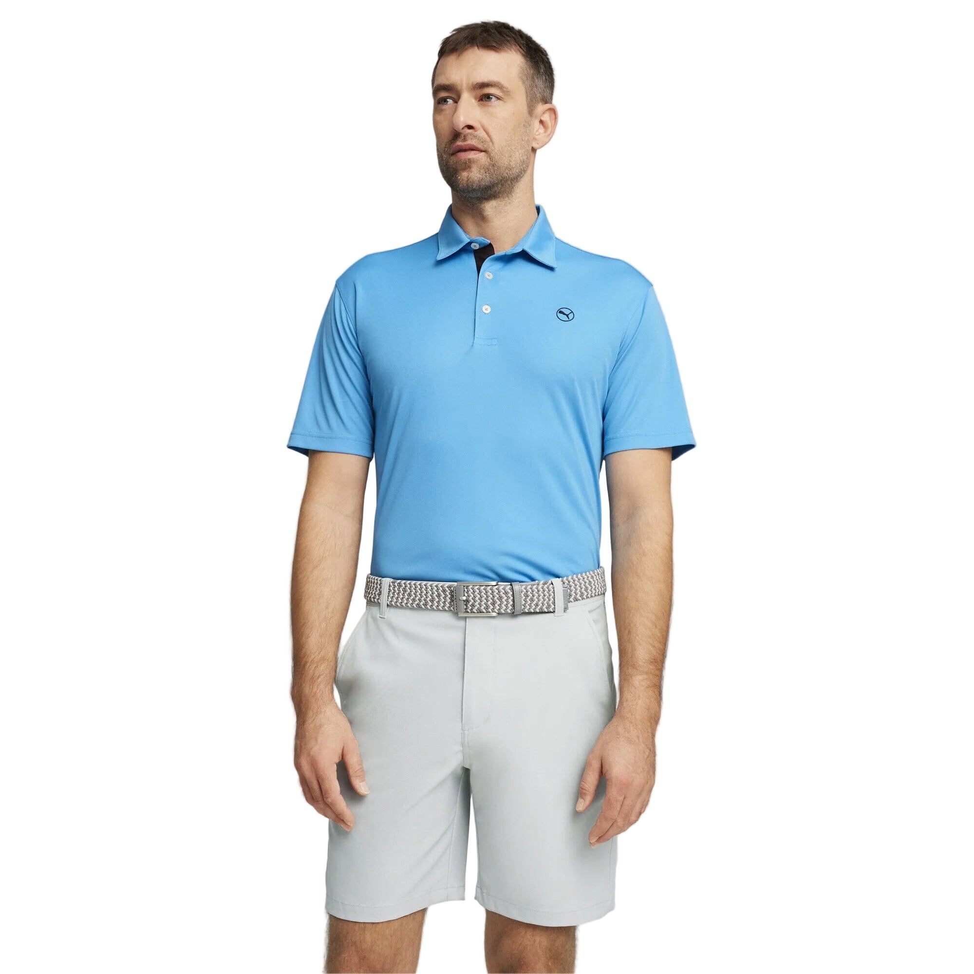 PUMA POLO Pure Solid Aqua blue