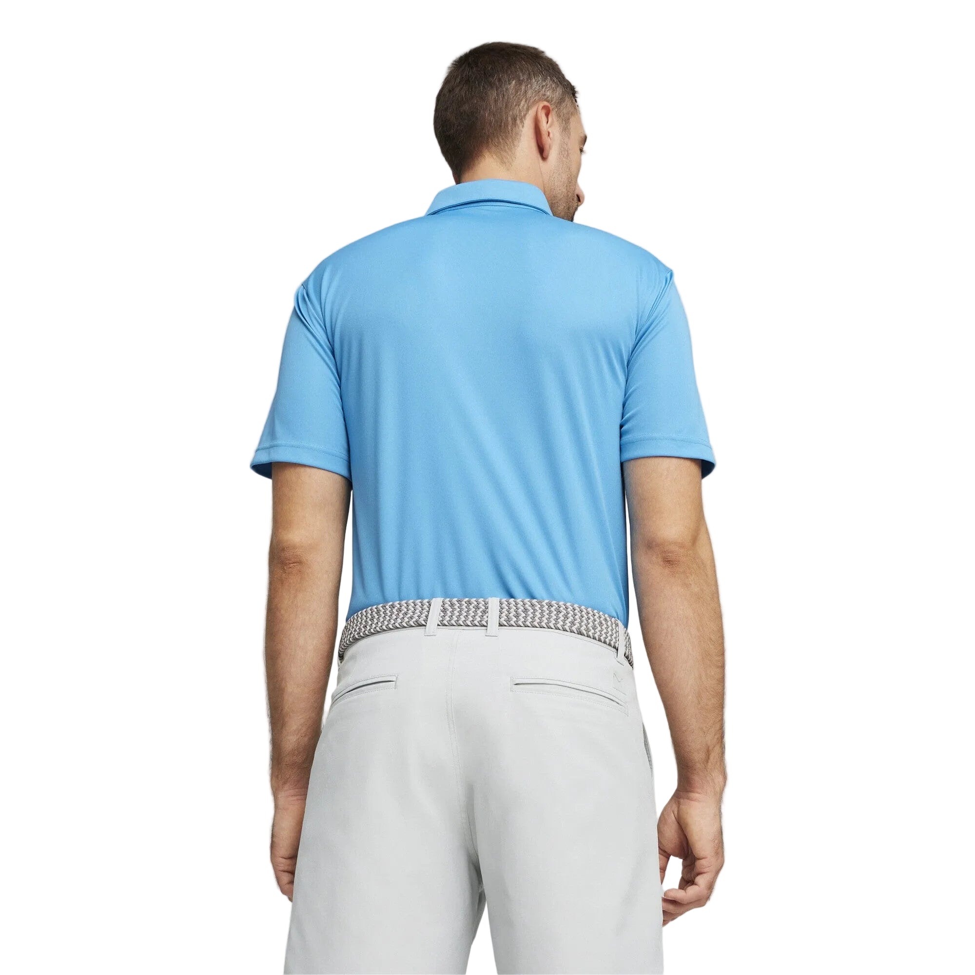 PUMA POLO Pure Solid Aqua blue