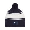 Puma Bonnet Sport Pom Beanie Bleu Marine et Blanc - GolfCenter.fr