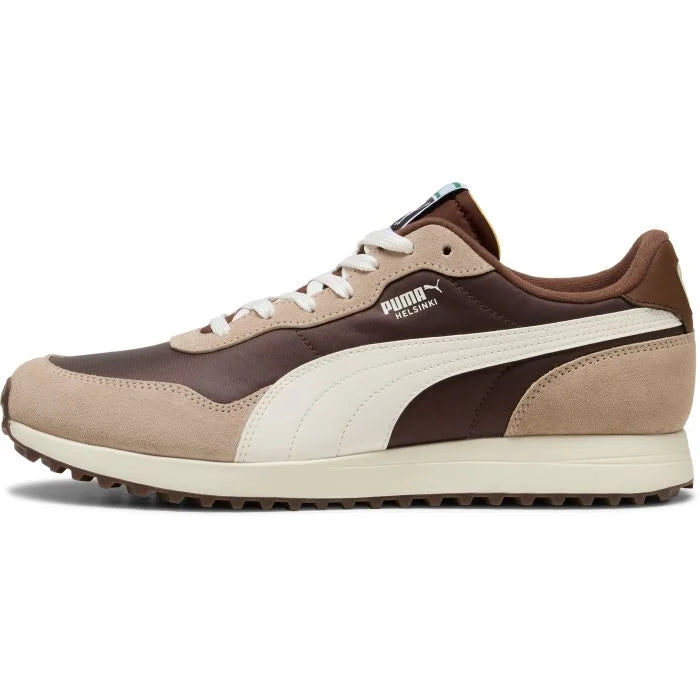 Puma Chaussures de golf Helsinki G Fudge / Birch / Warm White - GolfCenter.fr