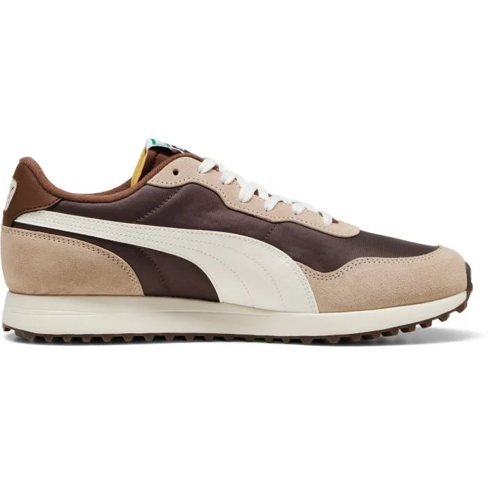 Puma Chaussures de golf Helsinki G Fudge / Birch / Warm White - GolfCenter.fr